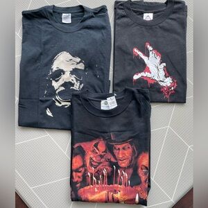 Lot of 3 vintage horror shirts size large